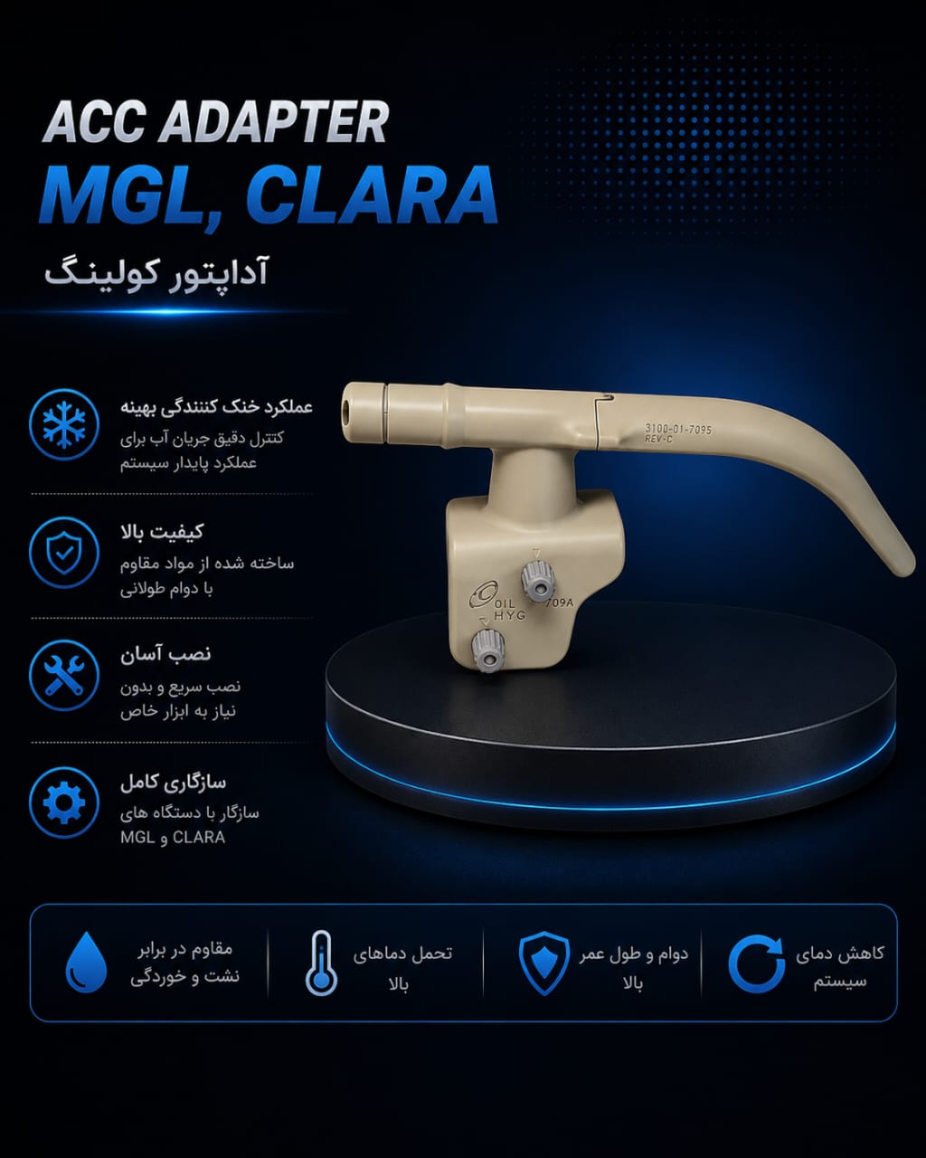 آداپتور کولینگ مینی جنتل لیز