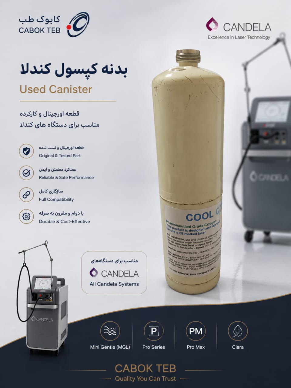 بدنه کپسول کندلا (used)